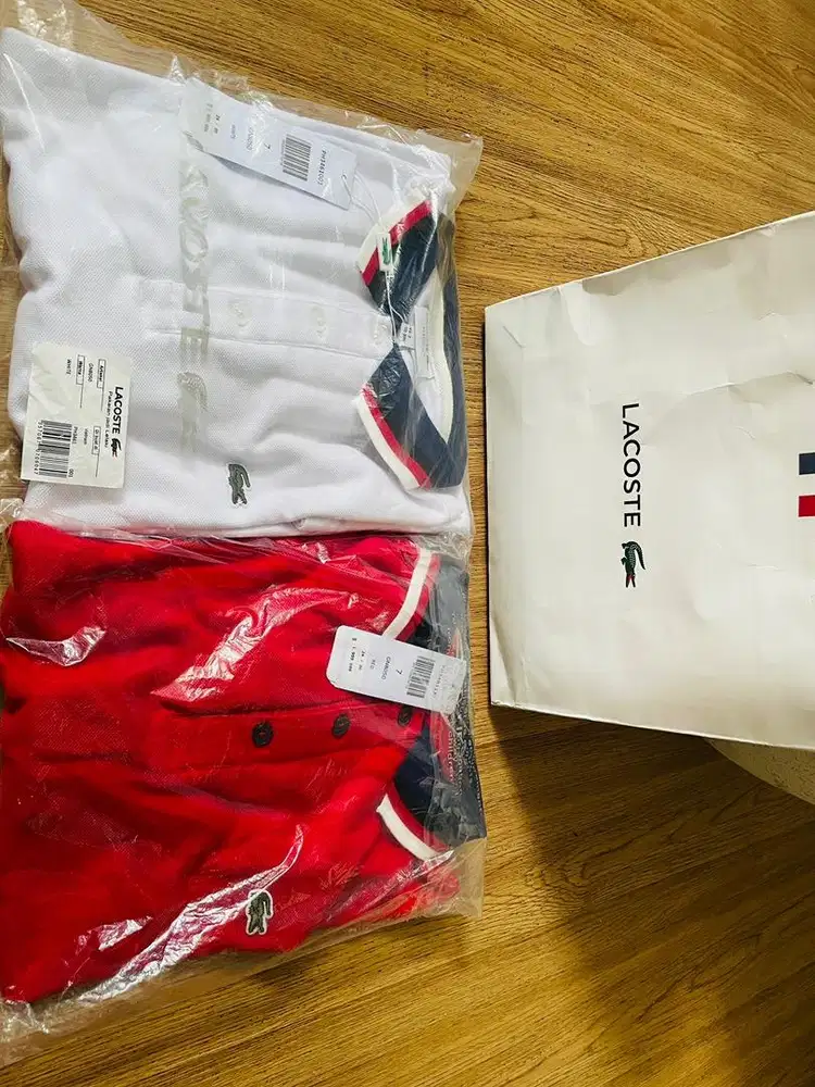 Dijual kemeja polo lacoste original baru