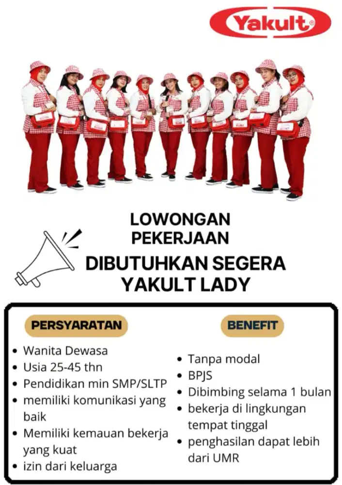 Mari menjadi Yakult lady