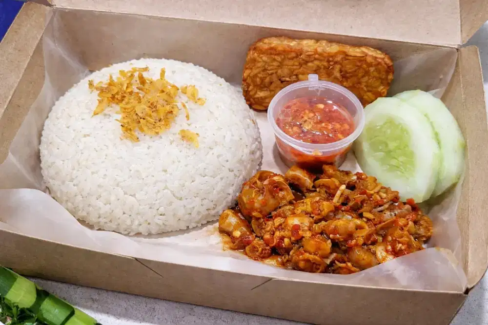 Nasi liwet gurih nagih