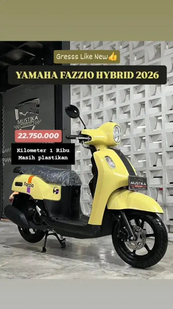 Yamaha fazzio hybrid 2026