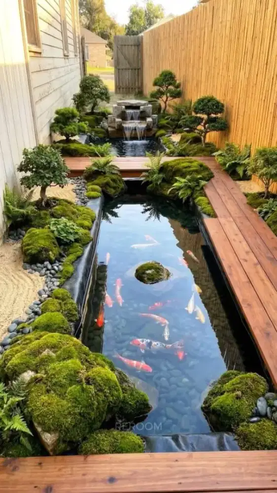 Jasa pembuatan kolam minimalis kolam ikan koi kolam tebing dll #23