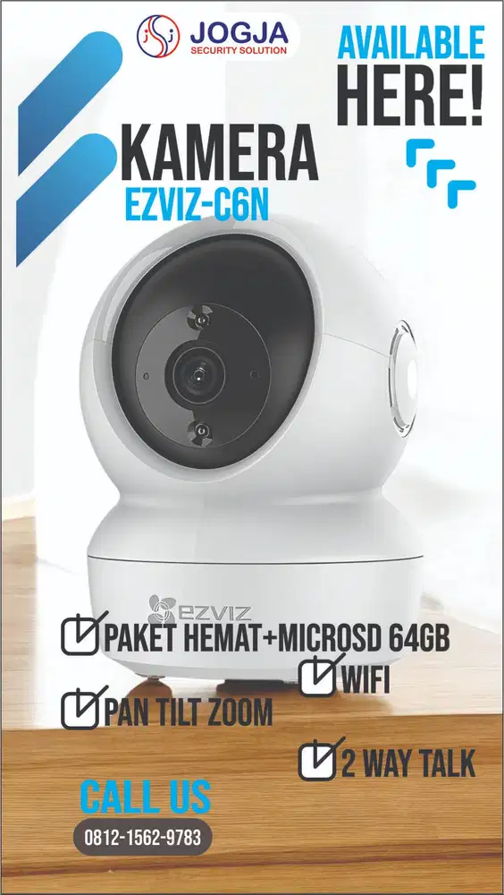 cek anabul di rumah dengan cctv ezviz c6n jogja