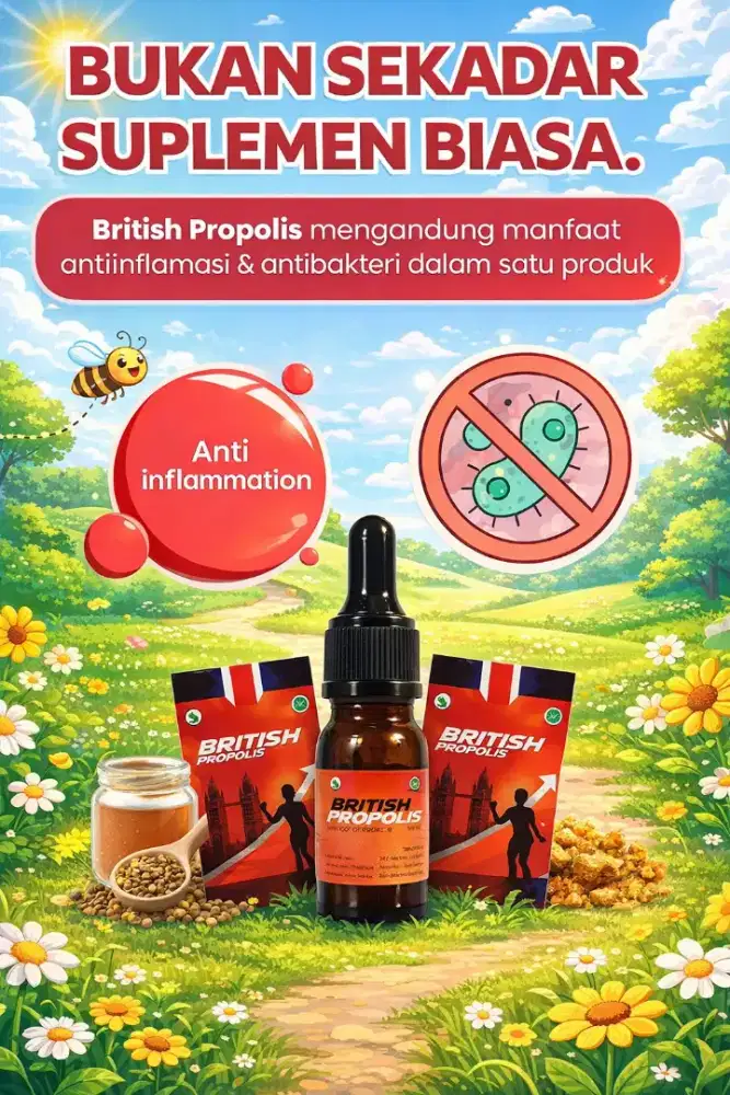 BRITISH PROPOLIS - MENJAGA KESEHATAN TUBUH