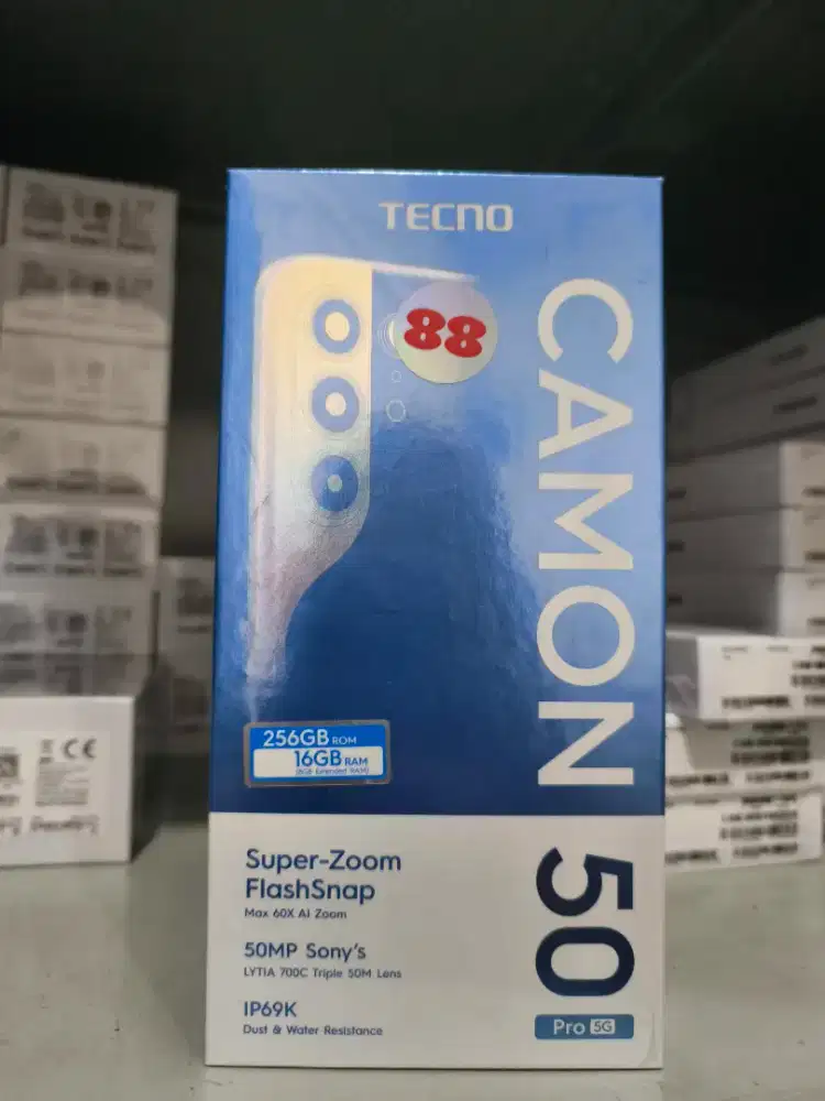 Tecno Camon 50 Pro 5G 8/256 New Garansi Resmi Promo Bandung