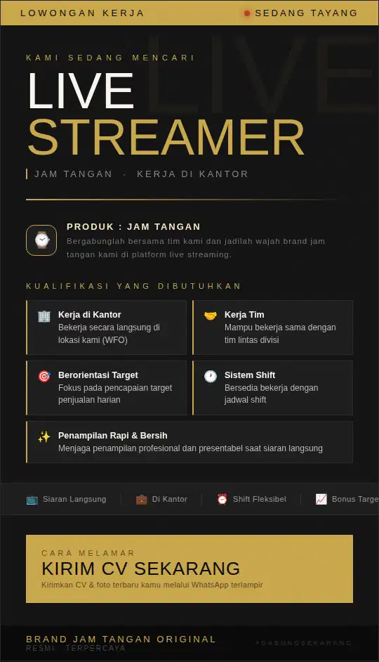 Host Live Streaming Toko Online