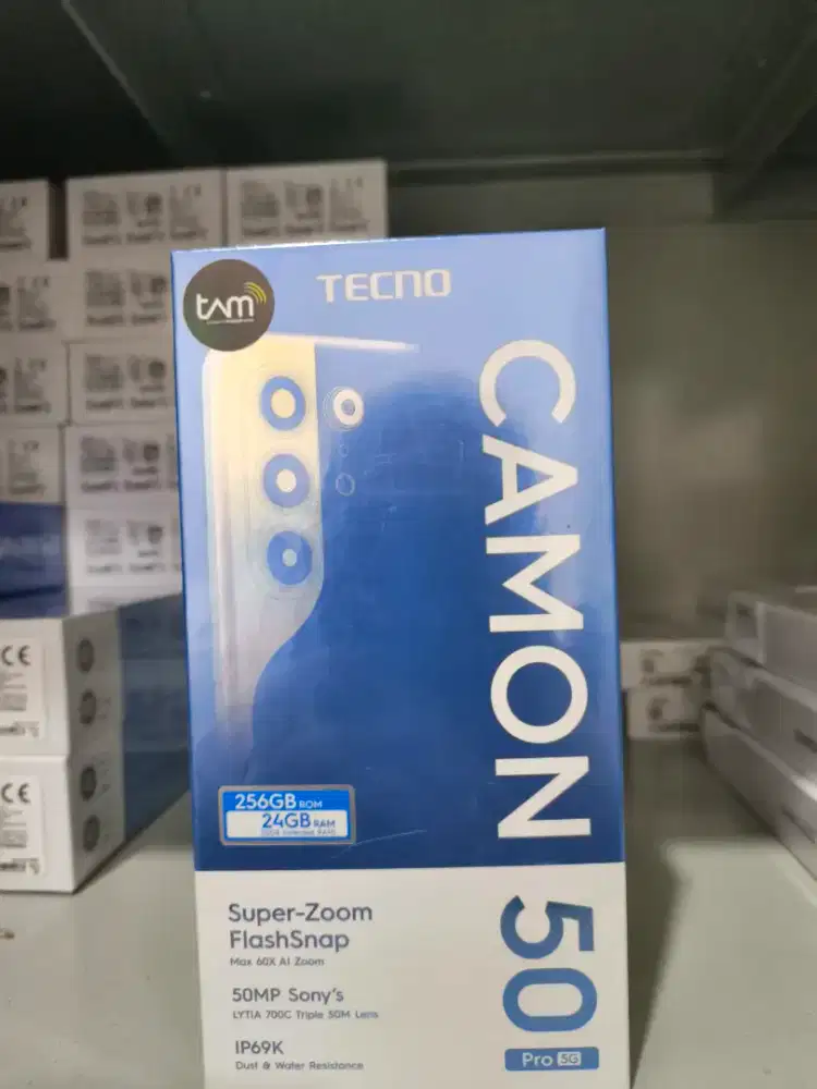 Tecno  Camon 50 Pro 5G 12/256 New Garansi Resmi Promo Bandung