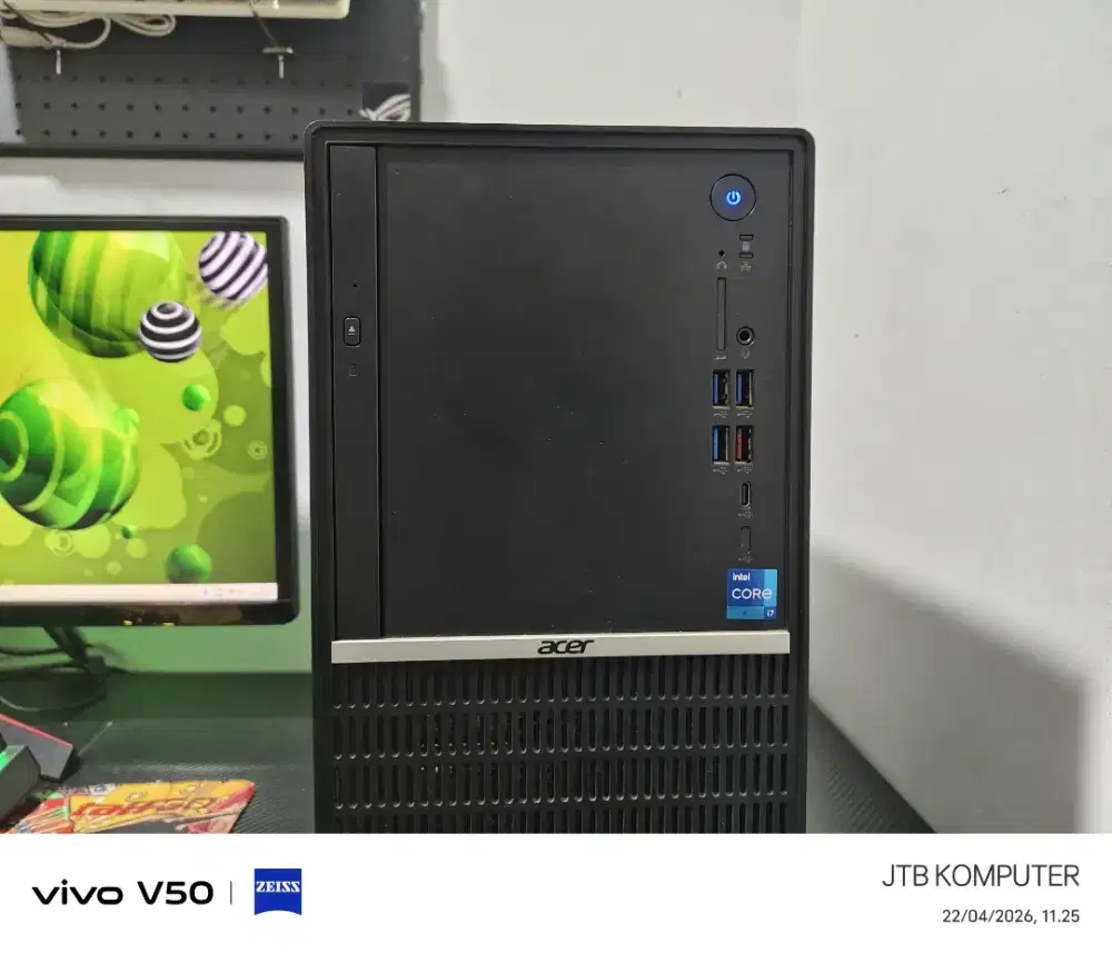 CPU INTEL i7 12700F VGA GTX 1050 Ti 4GB RAM 24GB PC OFFICE ACER WIFI