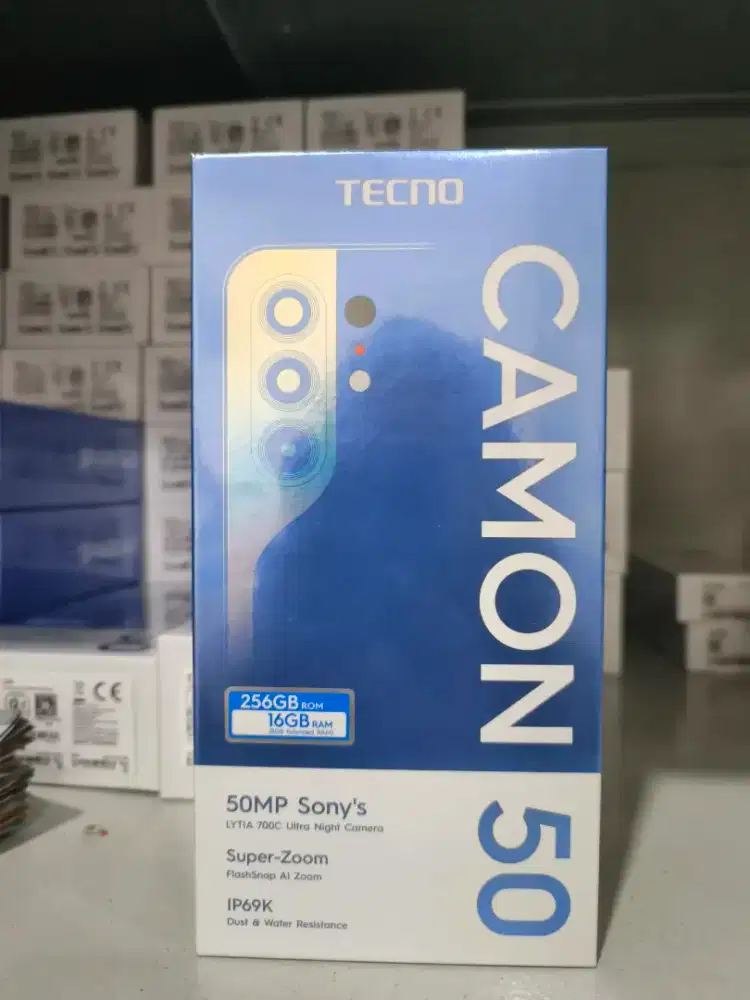 Tecno Camon 50 8/256 New Garansi Resmi Promo Bandung