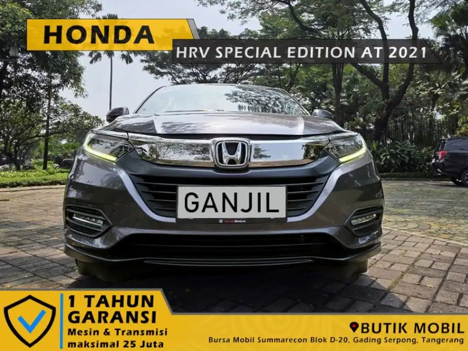 Low Odo 31rb. HRV SE 1.5 AT 2021 Abu2. Pajak 1 tahun