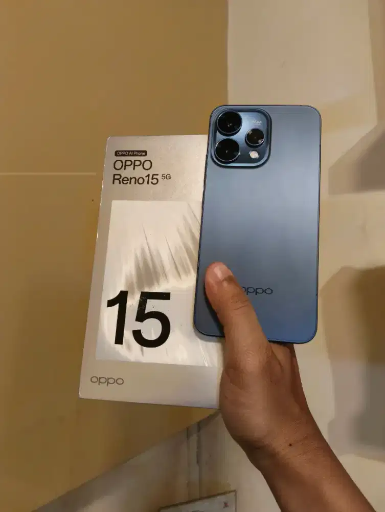 Jual Oppo Reno 15 5G Ram 12/256Gb Second Mulus Fullset Garansi Panjang