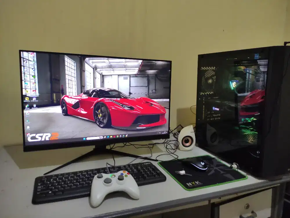 PC GAMING FULLSET RTX 3060, Intel Core i5 11400F, RAM 32GB, NVme 512GB