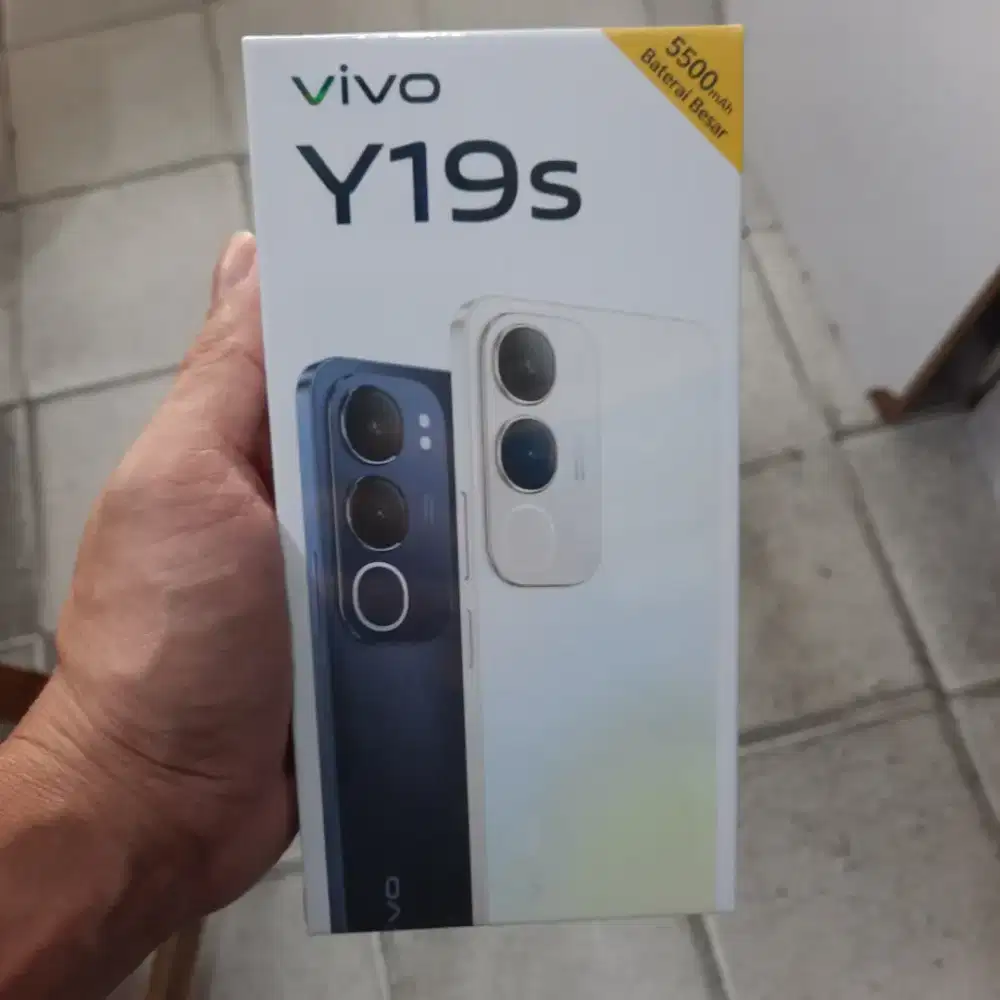 VIVO Y19S 6/128GB NEW GARANSI RESMI
