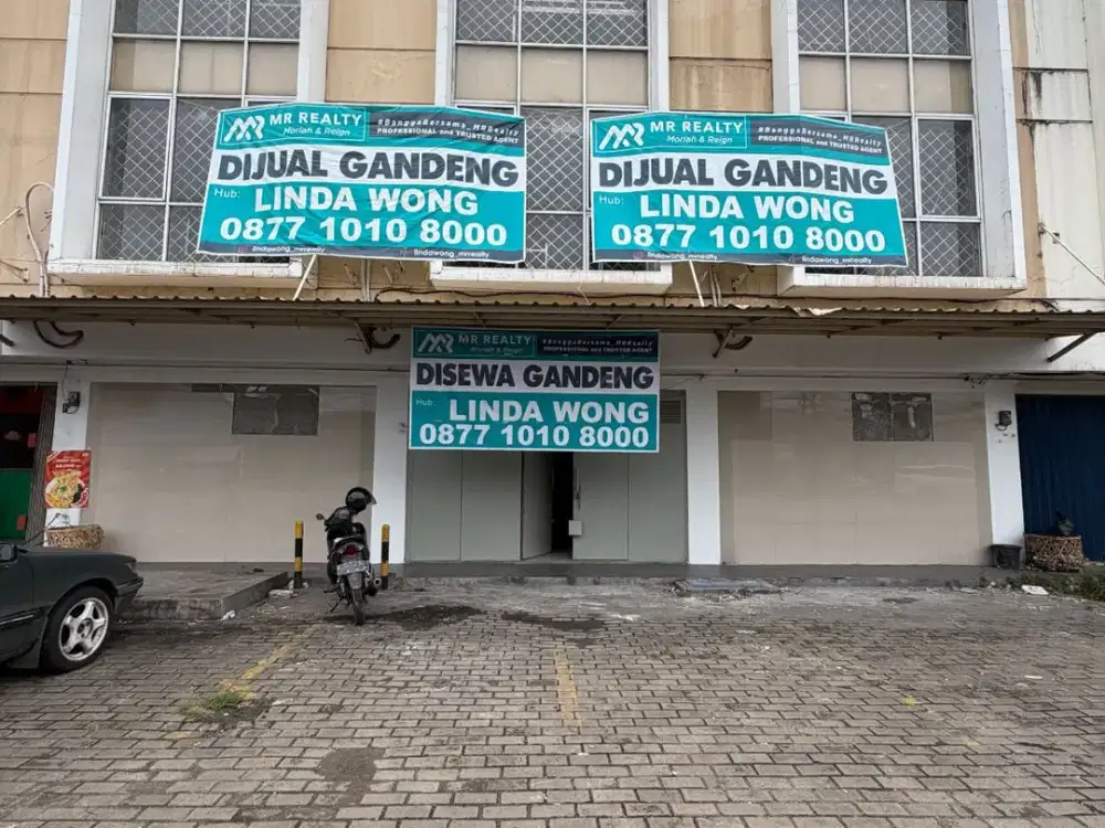 DIJUAL SUPER CEPAT RUKO GANDENG 3 UNIT RAWA BOKOR BANDARA. LOKASI RAMAI STRATEGIS HADAP JALAN RAYA