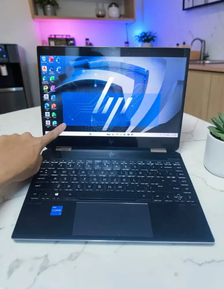 HP SPECTRE X360 13- AP0054TU Poseidon Blue list Gold Alumunium TOUCH