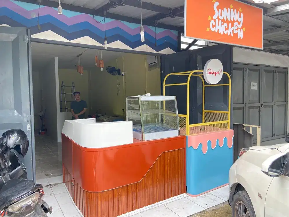 Steling paket usaha booth gerobak