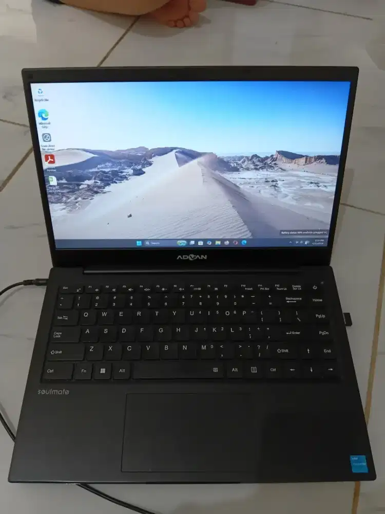 LAPTOP ADVAN SOULMATE UPGRADE RAM 8 GB / MEMORY 128 GB WINDOWS 11 ORI