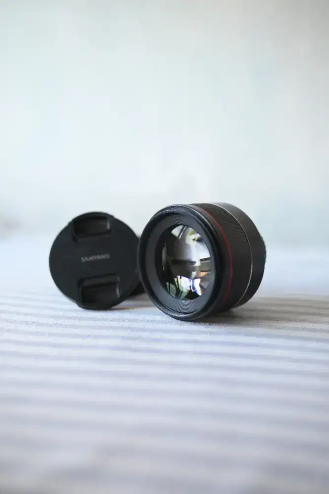 Lensa samyang AF 85mm f1.4 for nikon not canon sony lumix