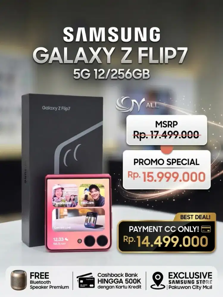 SAMSUNG GALAXY Z FLIP7 | AI PHONE HP LIPAT
