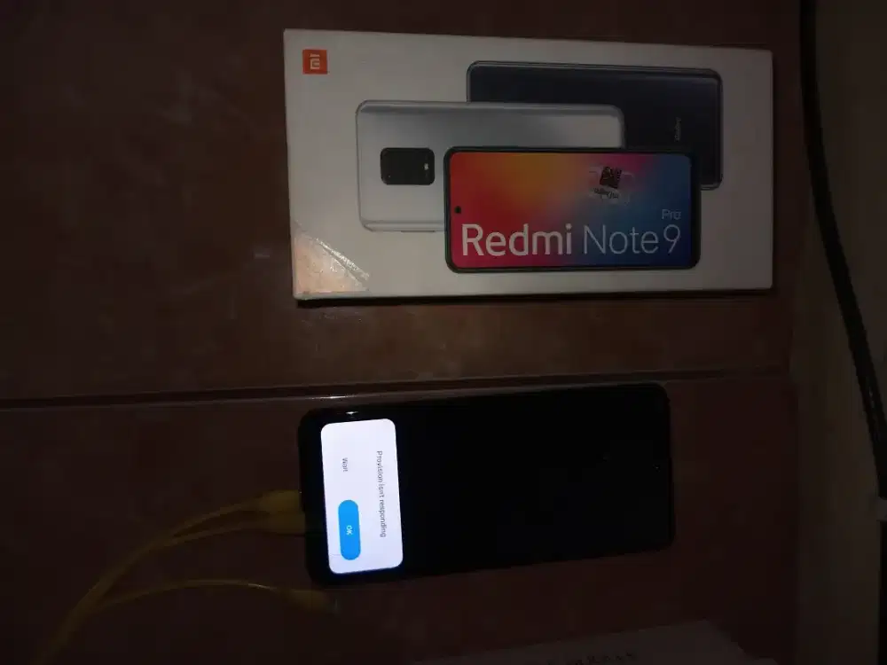 Xiaomi redmi note 9 pro 8/128 rusak jual apa adanya