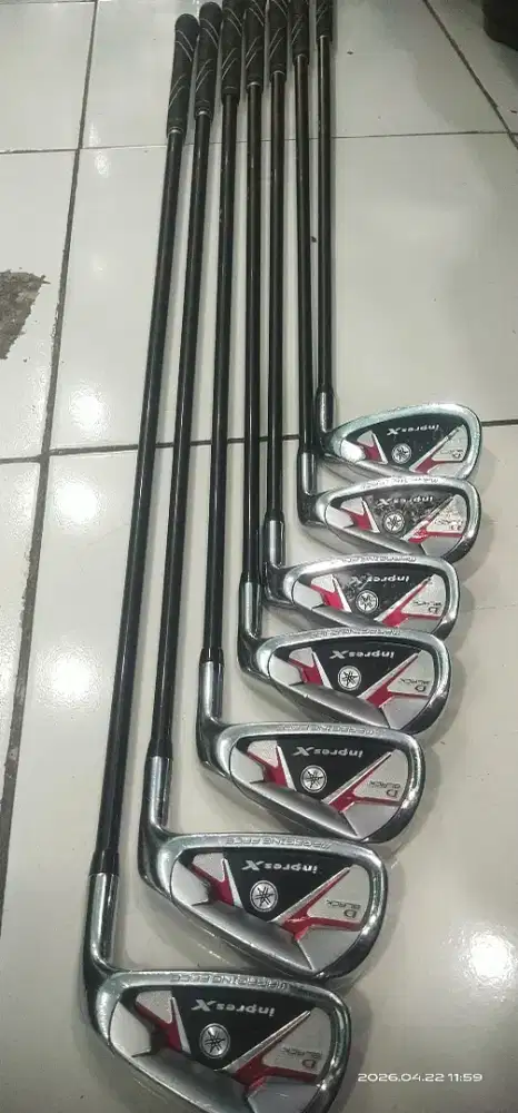 Iron Set Yamaha Inpres D Black Maraging Face