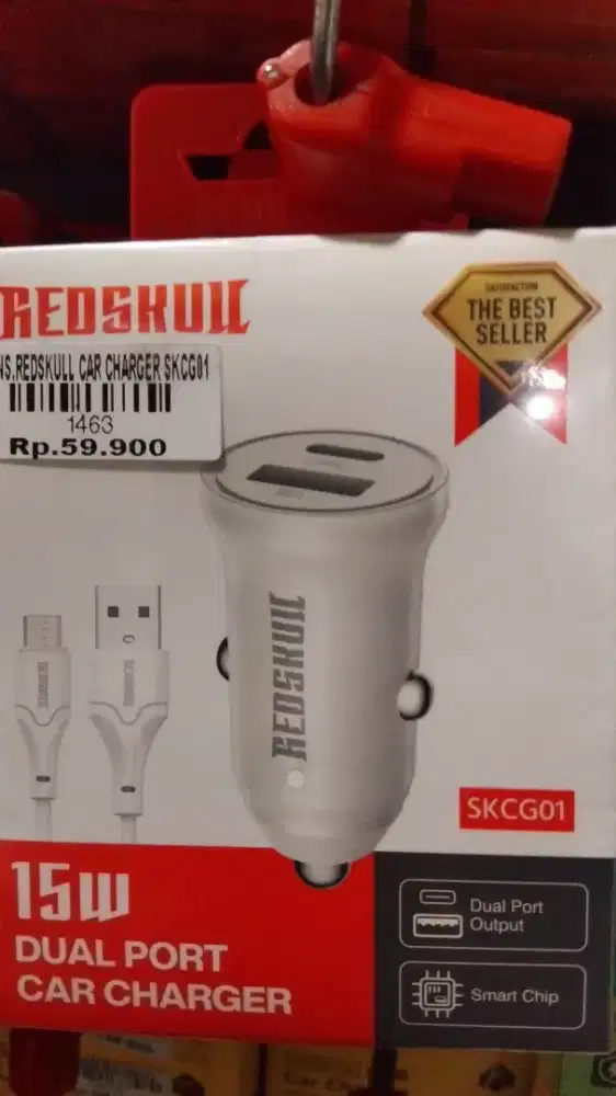 REDSKULL CAR CHARGER SKCG01 | ATLANTIS DAHSYAT