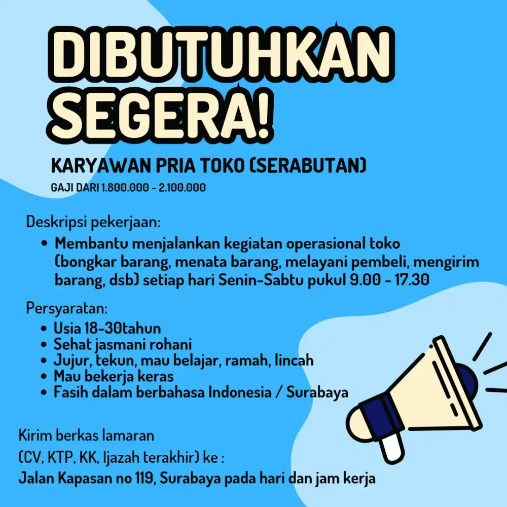 KARYAWAN SERABUTAN KAPASAN