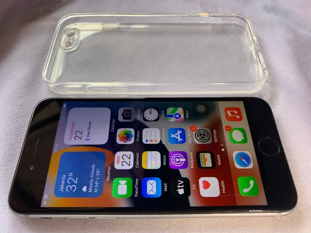 Iphone 6s 128 Gb wifi only modif back cover iphone 17 pro max nett