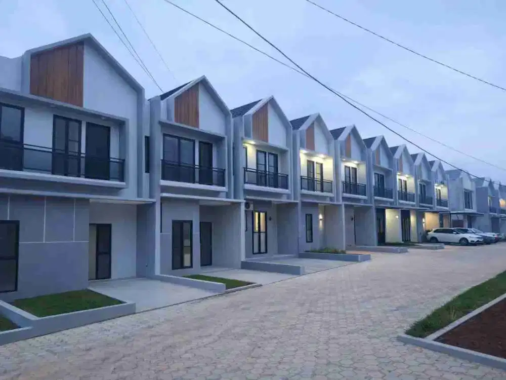 Jual Rumah Baru Cluster Murah di Cinangka Kota Depok bisa KPR, Dekat Tangsel
