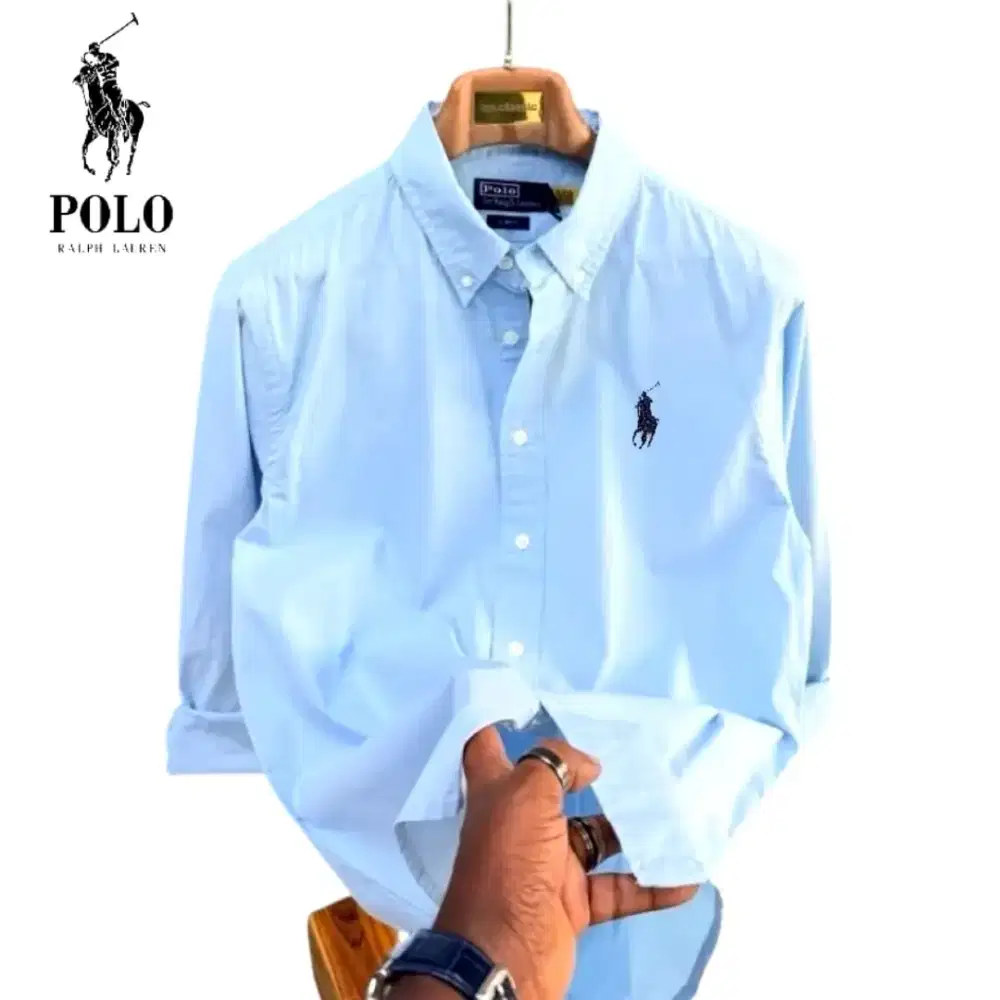 Baju kemeja polos pria