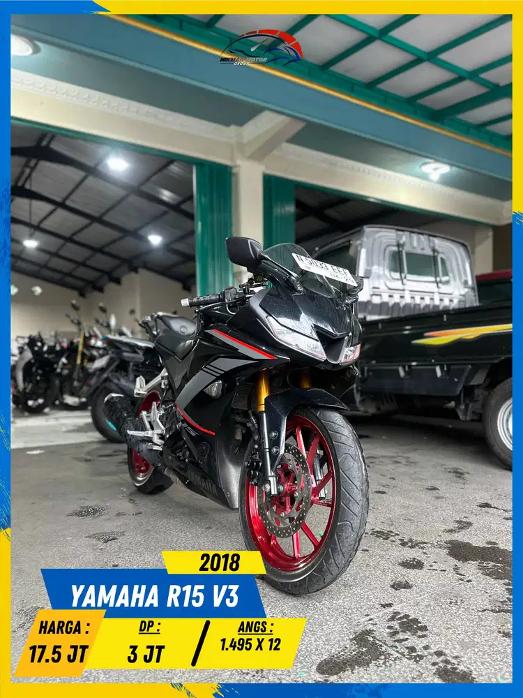 YAMAHA R15 V3 2018 MESIN AMAN POLL MASZEHH HIKMAH MOTOR KEPUH