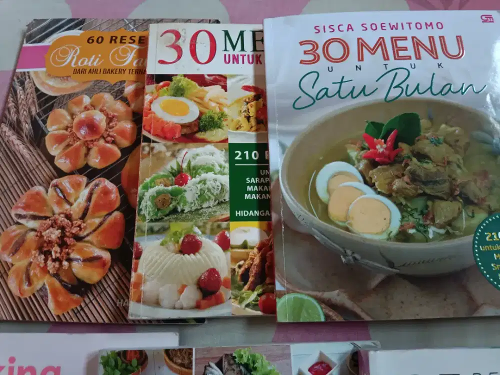 buku2 masak masih baru