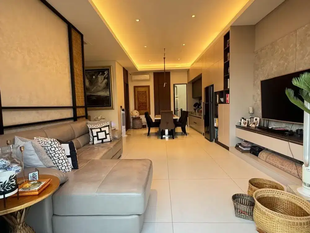 Townhouse Berdesain Modern Minimalis Berlokasi Strategis di Bangka Kemang