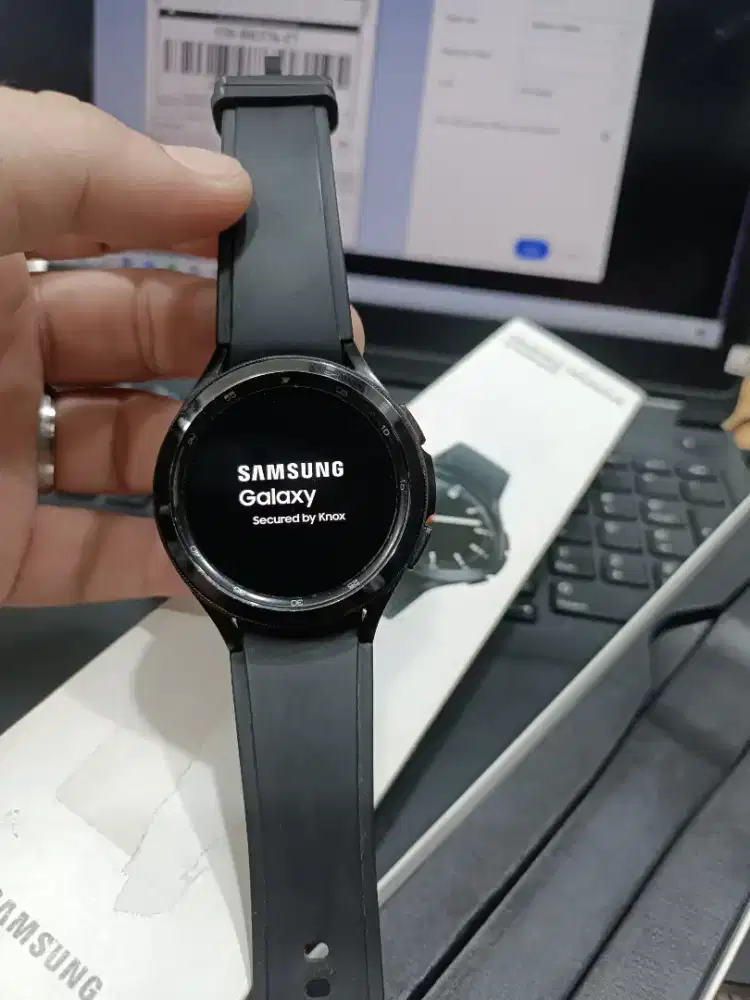 Samsung Watch 4 Classic 46mm mulus banget fulset resmi Sein no minus!!