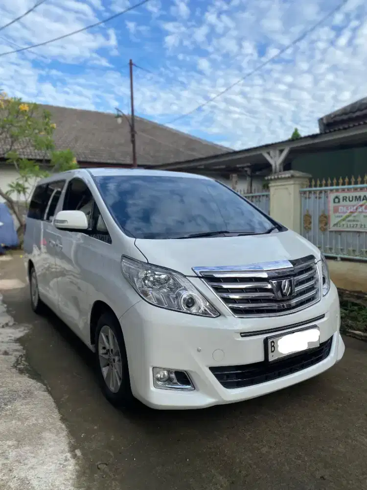 Alphard G ATPM mulus siap pakai