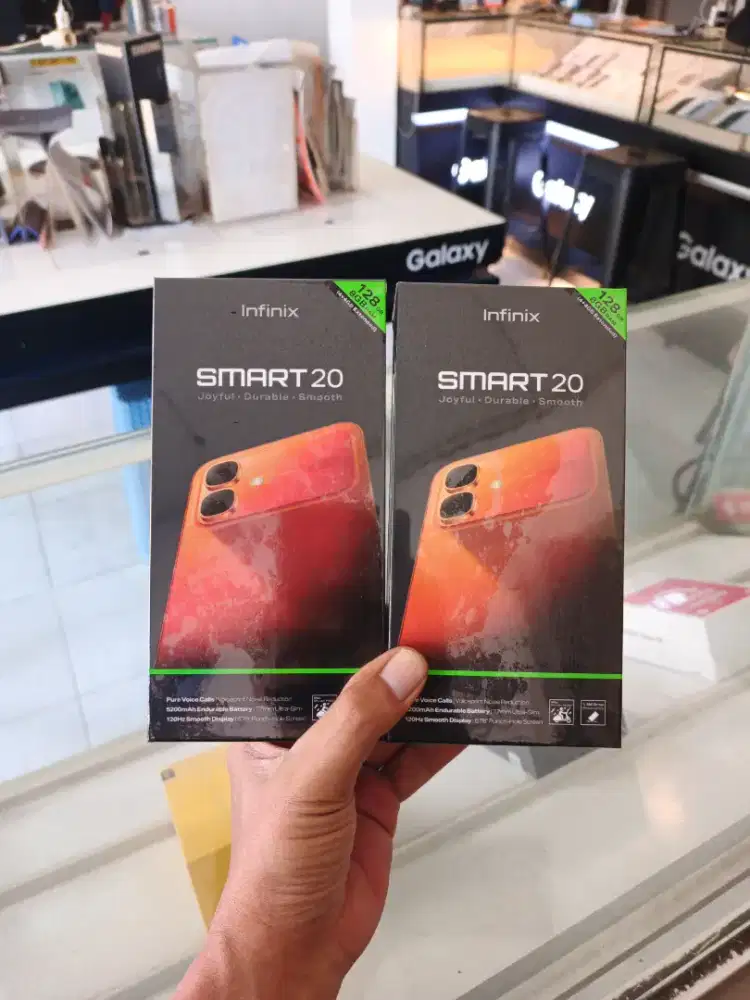 Fast respon WA Infinix Smart 20 4+4/128 Garansi resmi 1thn