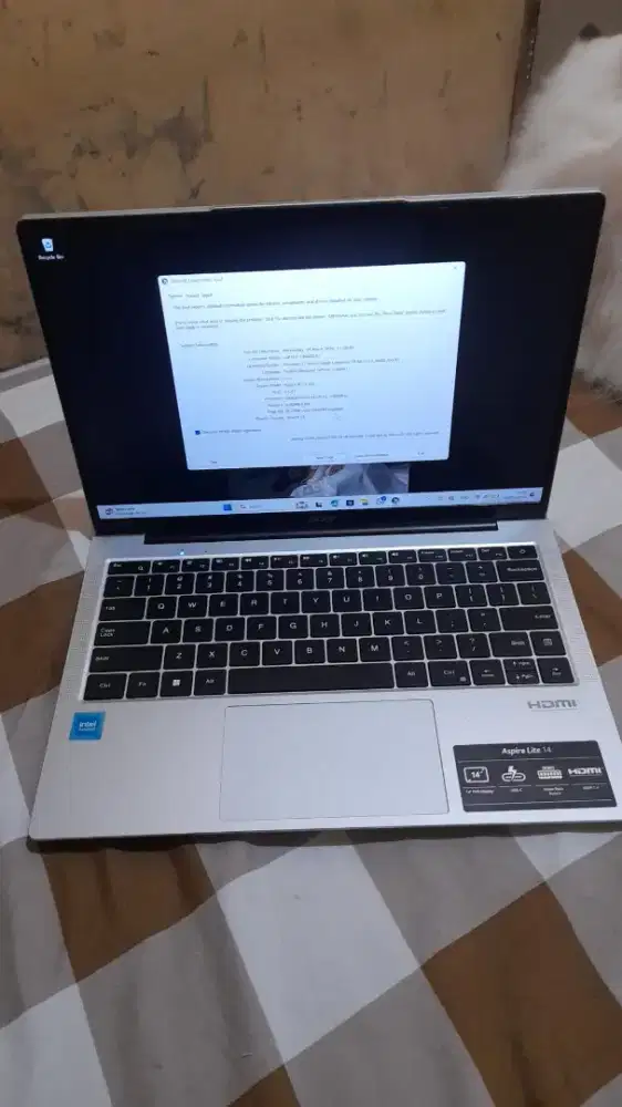 leptop acer kondisi mulus nominus