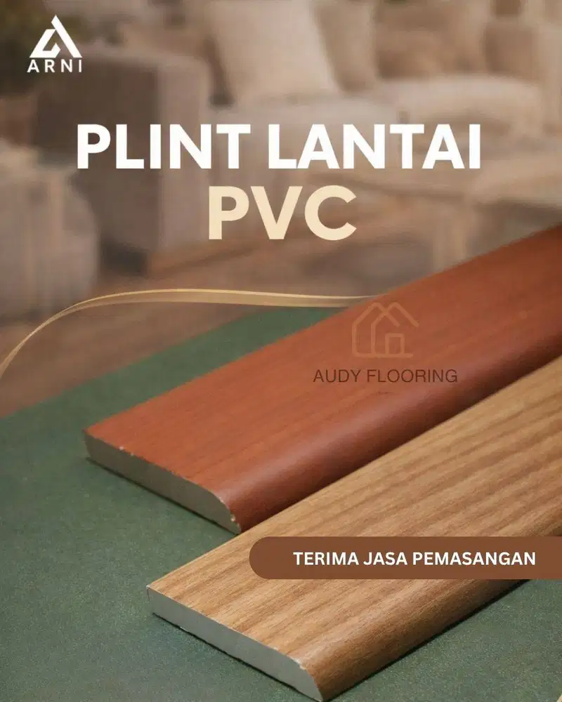 Plint Lantai PVC 6cm, 8cm dan 10cm | CUSTOM WARNA LAPISAN