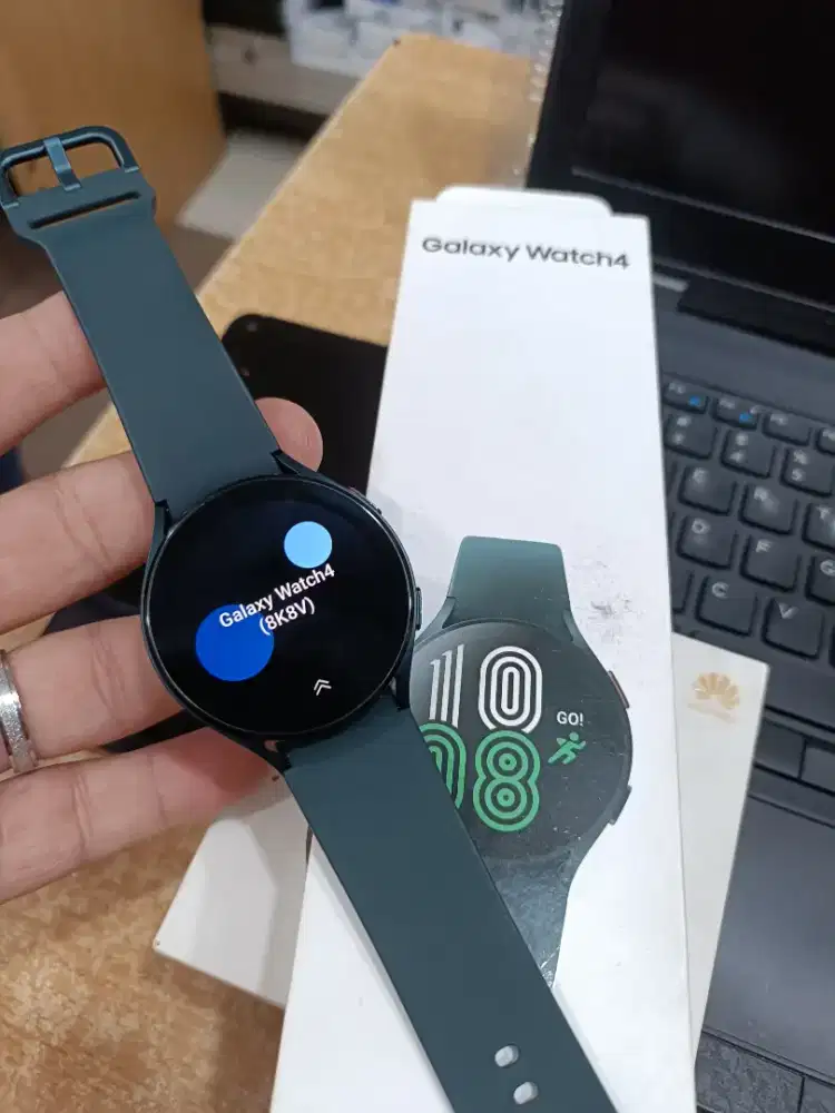 Samsung Watch 4 44mm mulus banget fulset resmi Sein no minus!!