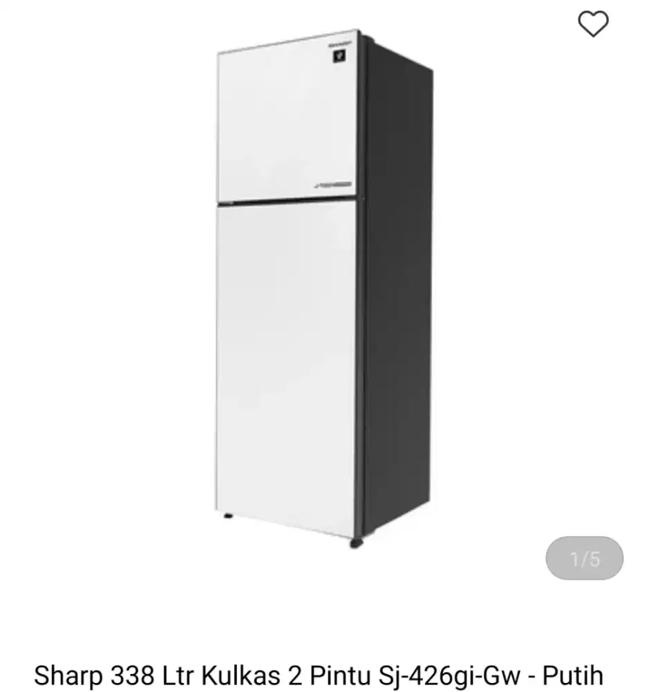 Kulkas 2 pintu SHARP