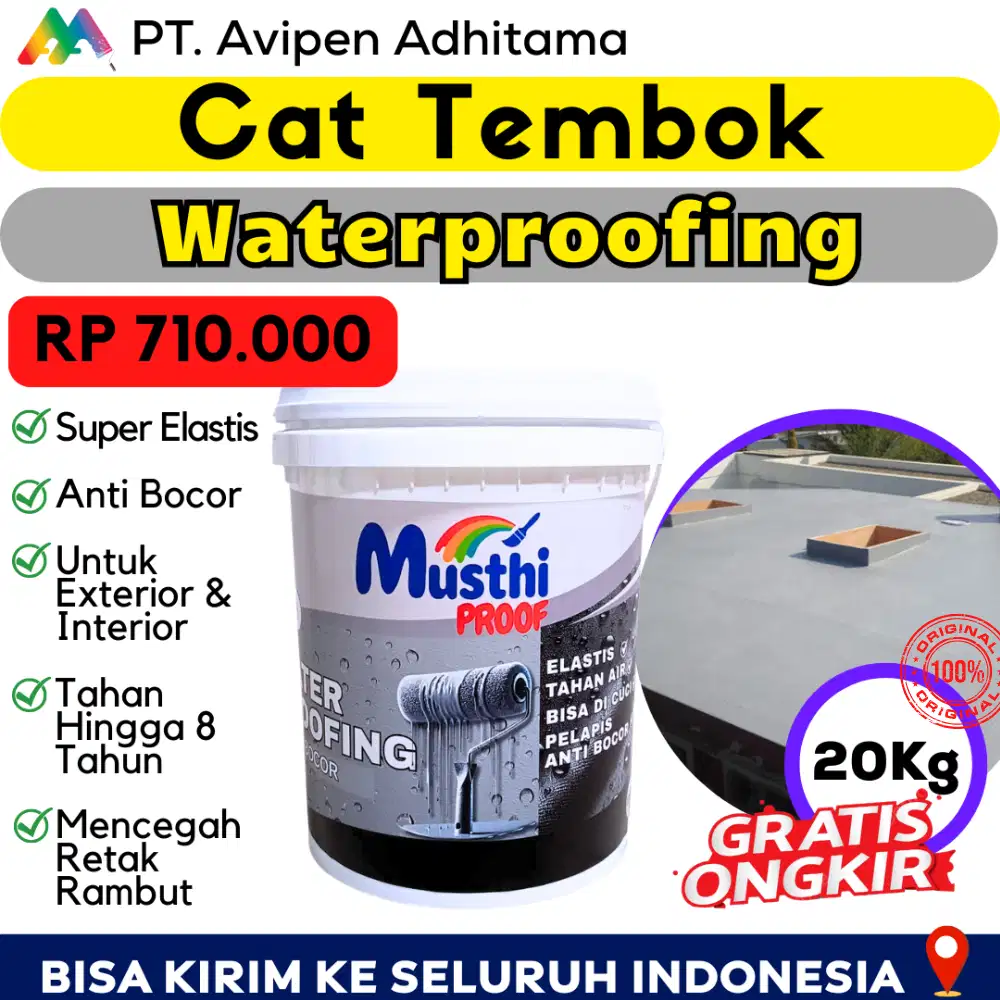 Cat Tembok Waterproofing 20 Kg Anti Bocor Tangerang