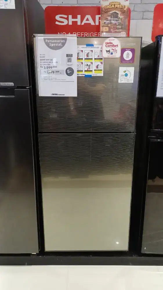Kulkas 2Pintu SHARP diskon