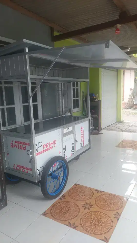 Gerobak gorengan gerobak dorong gerobak soto bakso roti bakar snack