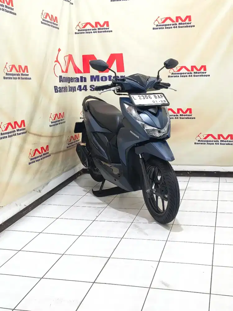 Ready Km 11 Ribu Honda Beat Deluxe Tahun 2023 Biru doff