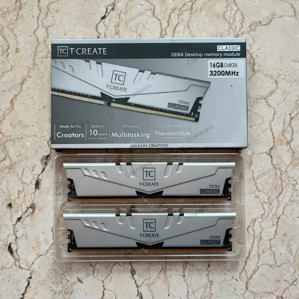 [BNOB] Team T-Create Classic 16GB Kit (2x8GB) DDR4 3200MHz CL22