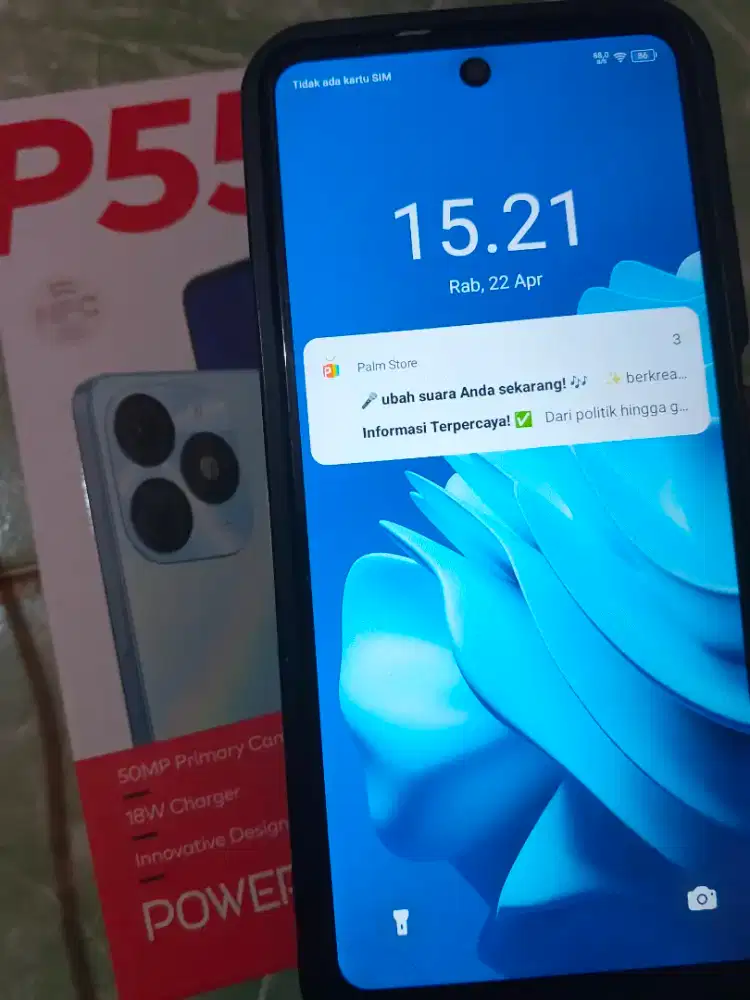 Hp itel p55 nfc. 8+8 /128