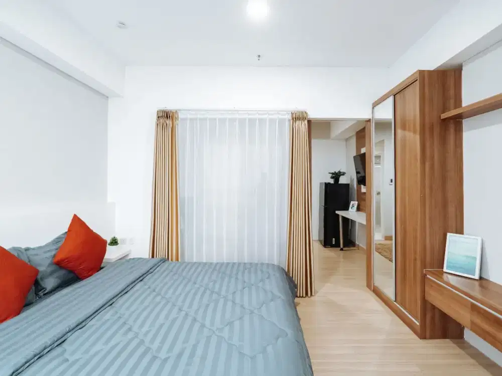 Sewa Apartment Skandinavia 1BR Fully Furnished Lt 35 di Tangerang Kota