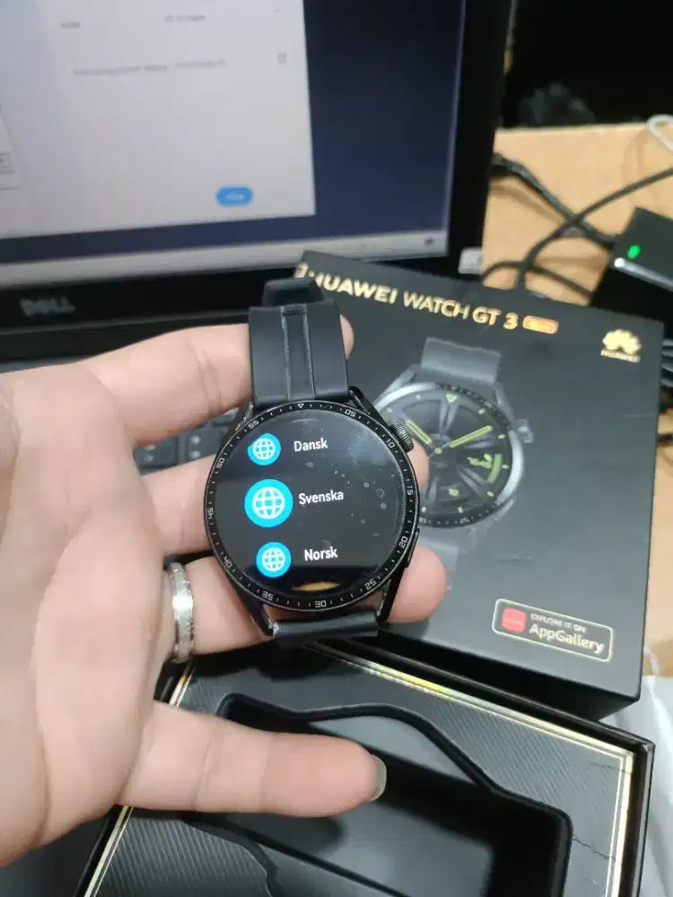 Second Huawei Watch GT 3 46mm Unit+dus ex resmi murah !!