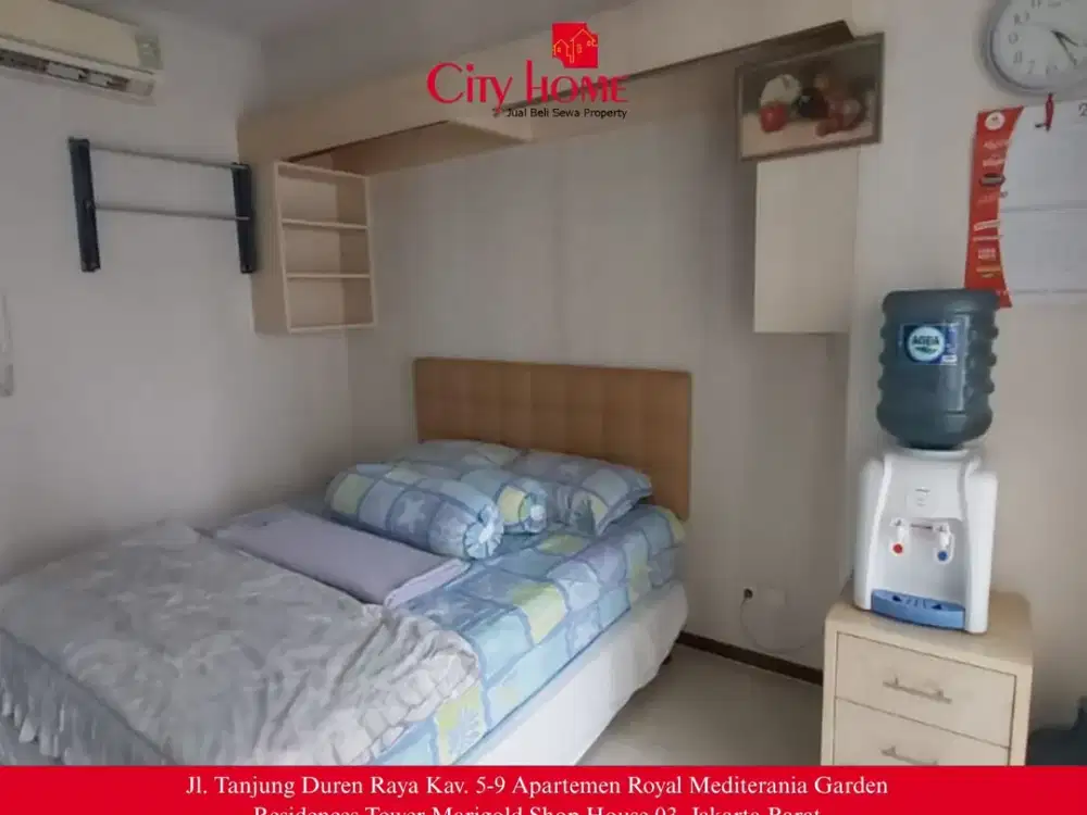 Disewakan - Studio Furnished Royal Mediterania Garden Apt at Podomoro City