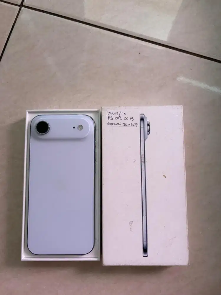 Iphone Air 17 256 GB Mulus Fullset Like New
