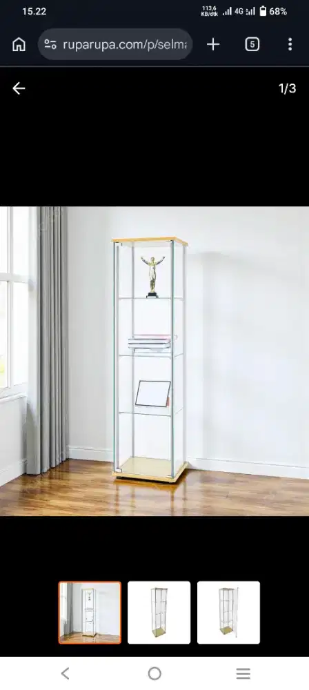 PROMO !! SELMA GAZEL CURIO LEMARI PAJANG 4 TINGKAT